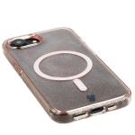 Carcasa Bizon SparklO cu MagSafe compatibila cu iPhone 17e / 16e, Glitter Orange 4 - lerato.ro