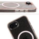 Carcasa Bizon SparklO cu MagSafe compatibila cu iPhone 17e / 16e, Glitter Orange 6 - lerato.ro