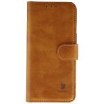 Husa flip cover Bizon Pocket compatibila cu iPhone 17e / 16e, Maro 2 - lerato.ro