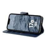 Husa flip cover Bizon Pocket compatibila cu iPhone 17e / 16e, Navy Blue 6 - lerato.ro