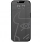 Folie sticla hibird Bizon Hybrid Shadow Privacy compatibila cu iPhone 17e, Negru 4 - lerato.ro