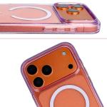 Carcasa Bizon SparklO cu MagSafe compatibila cu iPhone 17 Pro Max, Glitter Purple 6 - lerato.ro