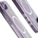 Carcasa Bizon SparklO cu MagSafe compatibila cu iPhone 17e / 16e, Glitter Purple 5 - lerato.ro
