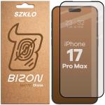 Folie sticla securizata Bizon Glass Matte compatibila cu iPhone 17 Pro Max, Negru 2 - lerato.ro