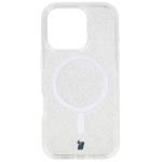 Carcasa Bizon SparklO cu MagSafe compatibila cu iPhone 16 Pro, Glitter Clear 2 - lerato.ro