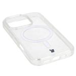 Carcasa Bizon SparklO cu MagSafe compatibila cu iPhone 16 Pro, Glitter Clear 4 - lerato.ro