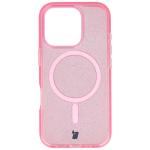 Carcasa Bizon SparklO cu MagSafe compatibila cu iPhone 16 Pro, Glitter Pink 2 - lerato.ro