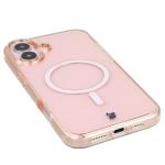 Carcasa Bizon SparklO cu MagSafe compatibila cu iPhone 16 Plus, Glitter Orange 4 - lerato.ro