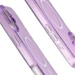 Carcasa Bizon SparklO cu MagSafe compatibila cu iPhone 16 Plus, Glitter Purple 5 - lerato.ro