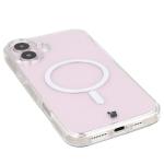 Carcasa Bizon SparklO cu MagSafe compatibila cu iPhone 16 Plus, Glitter Clear 4 - lerato.ro