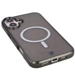 Carcasa Bizon SparklO cu MagSafe compatibila cu iPhone 16 Plus, Glitter Black 4 - lerato.ro