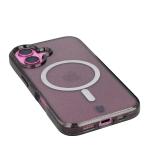 Carcasa Bizon SparklO cu MagSafe compatibila cu iPhone 16, Glitter Black 4 - lerato.ro