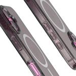 Carcasa Bizon SparklO cu MagSafe compatibila cu iPhone 16, Glitter Black 5 - lerato.ro
