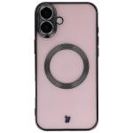 Carcasa cu protectie pentru camera Bizon GuardO cu MagSafe compatibila cu iPhone 16 Plus, Transparent / Negru 2 - lerato.ro