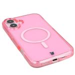 Carcasa Bizon SparklO cu MagSafe compatibila cu iPhone 16 Plus, Glitter Pink 4 - lerato.ro