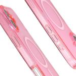 Carcasa Bizon SparklO cu MagSafe compatibila cu iPhone 16 Plus, Glitter Pink 5 - lerato.ro