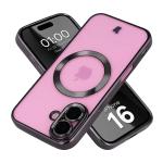 Carcasa cu protectie pentru camera Bizon GuardO cu MagSafe compatibila cu iPhone 16, Transparent / Negru 3 - lerato.ro