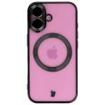 Carcasa cu protectie pentru camera Bizon GuardO cu MagSafe compatibila cu iPhone 16, Transparent / Negru 2 - lerato.ro