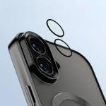 Carcasa cu protectie pentru camera Bizon GuardO cu MagSafe compatibila cu iPhone 16, Transparent / Negru 4 - lerato.ro