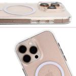 Carcasa Bizon SparklO cu MagSafe compatibila cu iPhone 16 Pro Max, Glitter Clear 6 - lerato.ro