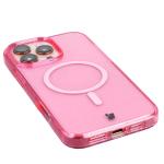 Carcasa Bizon SparklO cu MagSafe compatibila cu iPhone 16 Pro Max, Glitter Pink 4 - lerato.ro