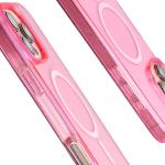 Carcasa Bizon SparklO cu MagSafe compatibila cu iPhone 16 Pro Max, Glitter Pink 5 - lerato.ro