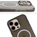 Carcasa Bizon SparklO cu MagSafe compatibila cu iPhone 16 Pro Max, Glitter Black 6 - lerato.ro
