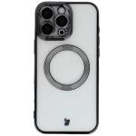 Carcasa cu protectie pentru camera Bizon GuardO cu MagSafe compatibila cu iPhone 16 Pro Max, Transparent / Negru 2 - lerato.ro