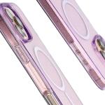Carcasa Bizon SparklO cu MagSafe compatibila cu iPhone 16 Pro Max, Glitter Purple 5 - lerato.ro