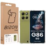 Carcasa Bizon Salpa compatibila cu Motorola Moto G86 5G, Transparent 8 - lerato.ro