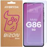 Folie sticla hibrid Bizon Glass Mule compatibila cu Motorola Moto G86 5G, Transparent 2 - lerato.ro