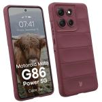 Carcasa Bizon Tur compatibila cu Motorola Moto G86 Power 5G, Dark Purple 3 - lerato.ro