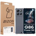 Carcasa Bizon Salpa compatibila cu Motorola Moto G86 Power, Transparent 8 - lerato.ro