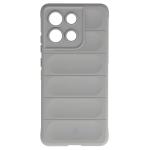 Carcasa Bizon Tur compatibila cu Motorola Moto G86 Power 5G, Light Grey 2 - lerato.ro