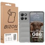 Carcasa Bizon Tur compatibila cu Motorola Moto G86 Power 5G, Light Grey 9 - lerato.ro
