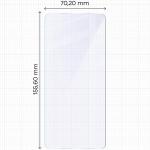 Folie sticla hibrid Bizon Glass Mule compatibila cu Motorola Moto G86 Power 5G, Transparent 3 - lerato.ro