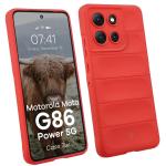 Carcasa Bizon Tur compatibila cu Motorola Moto G86 Power 5G, Rosu 3 - lerato.ro