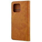 Husa flip cover Bizon Pocket compatibila cu Motorola Moto G86 Power 5G, Maro 5 - lerato.ro