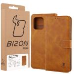 Husa flip cover Bizon Pocket compatibila cu Motorola Moto G86 Power 5G, Maro 7 - lerato.ro