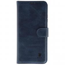 Husa flip cover Bizon Pocket compatibila cu Motorola Moto G67 5G / G77 5G, Navy Blue