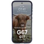 Carcasa Bizon Tur compatibila cu Motorola Moto G67 5G / G77 5G, Dark Blue 6 - lerato.ro