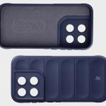 Carcasa Bizon Tur compatibila cu Motorola Moto G67 5G / G77 5G, Dark Blue 7 - lerato.ro
