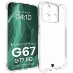 Kit protectie 3 in 1 BizonMobile Clear Pack, Carcasa Bizon Salpa si 2 folii Bizon Glass Hydrogel, compatibil cu Motorola Moto G67 5G / G77 5G, Transparent 4 - lerato.ro