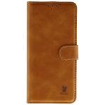 Husa flip cover Bizon Pocket compatibila cu Motorola Moto G67 5G / G77 5G, Maro 2 - lerato.ro