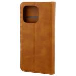 Husa flip cover Bizon Pocket compatibila cu Motorola Moto G67 5G / G77 5G, Maro 5 - lerato.ro