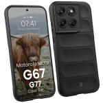 Carcasa Bizon Tur compatibila cu Motorola Moto G67 5G / G77 5G, Negru 3 - lerato.ro
