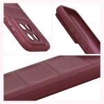 Carcasa Bizon Tur compatibila cu Motorola Moto G67 5G / G77 5G, Dark Purple 8 - lerato.ro