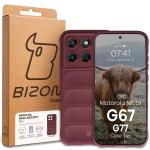 Carcasa Bizon Tur compatibila cu Motorola Moto G67 5G / G77 5G, Dark Purple 9 - lerato.ro