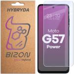 Folie sticla hibrid Bizon Hybrid Mule compatibila cu Motorola Moto G57 Power / G67 Power, Transparent 2 - lerato.ro
