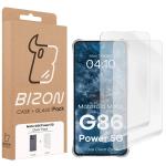 Kit protectie 3 in 1 BizonMobile Clear Pack, Carcasa Bizon Salpa si 2 folii Bizon Glass Hydrogel, compatibil cu Motorola Moto G86 Power 5G, Transparent 10 - lerato.ro